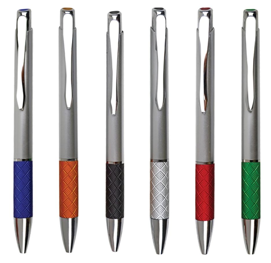 BOLÍGRAFO CON GOMA DE COLOR ANTIDESLIZANTE G035